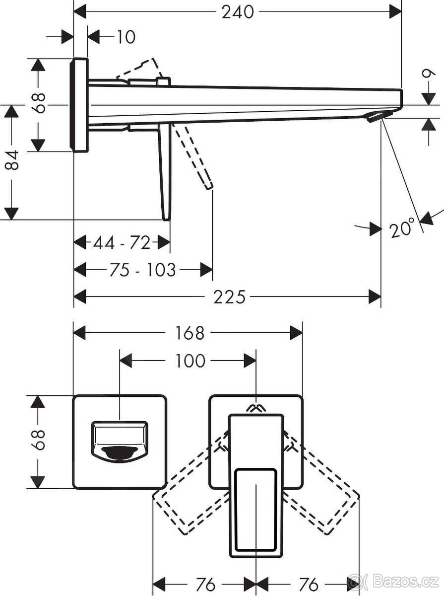 Prodám umývadlovou baterii Hansgrohe Metropol - 3