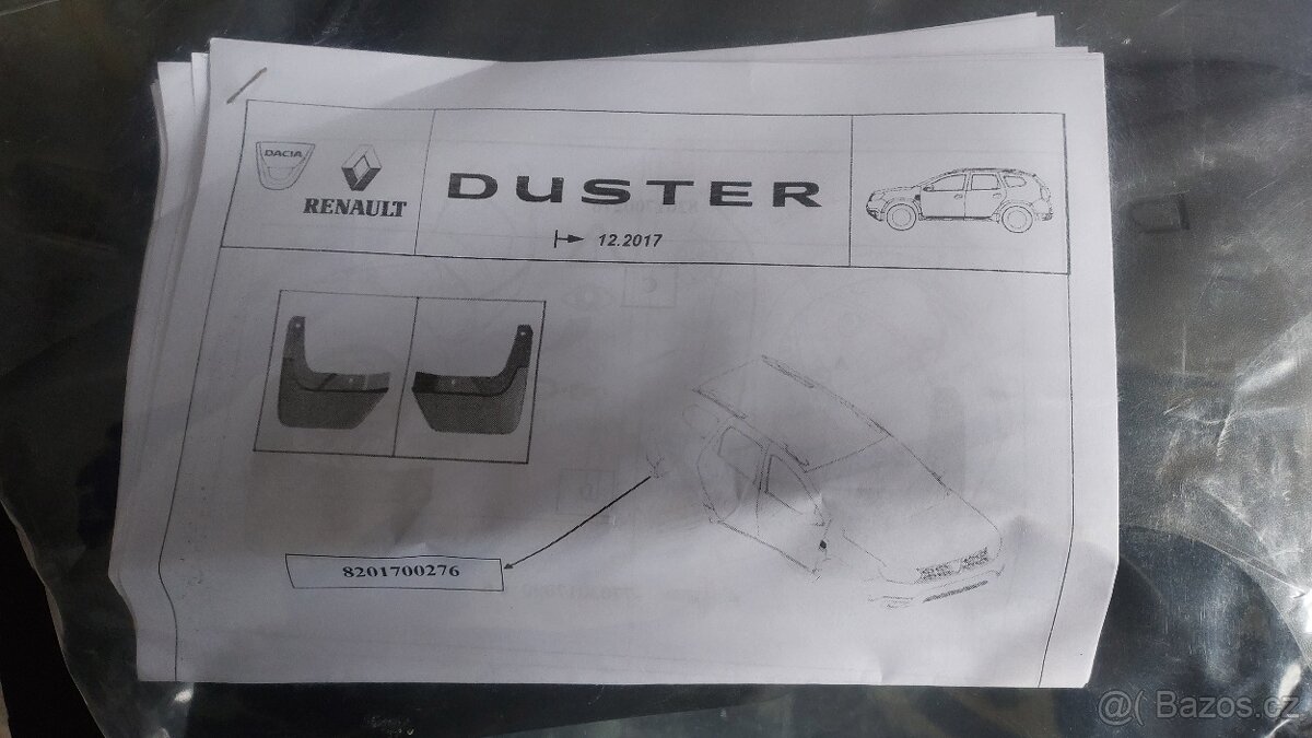 Prodám zástěrky kol Dacia Duster 12/2017 a více - 3