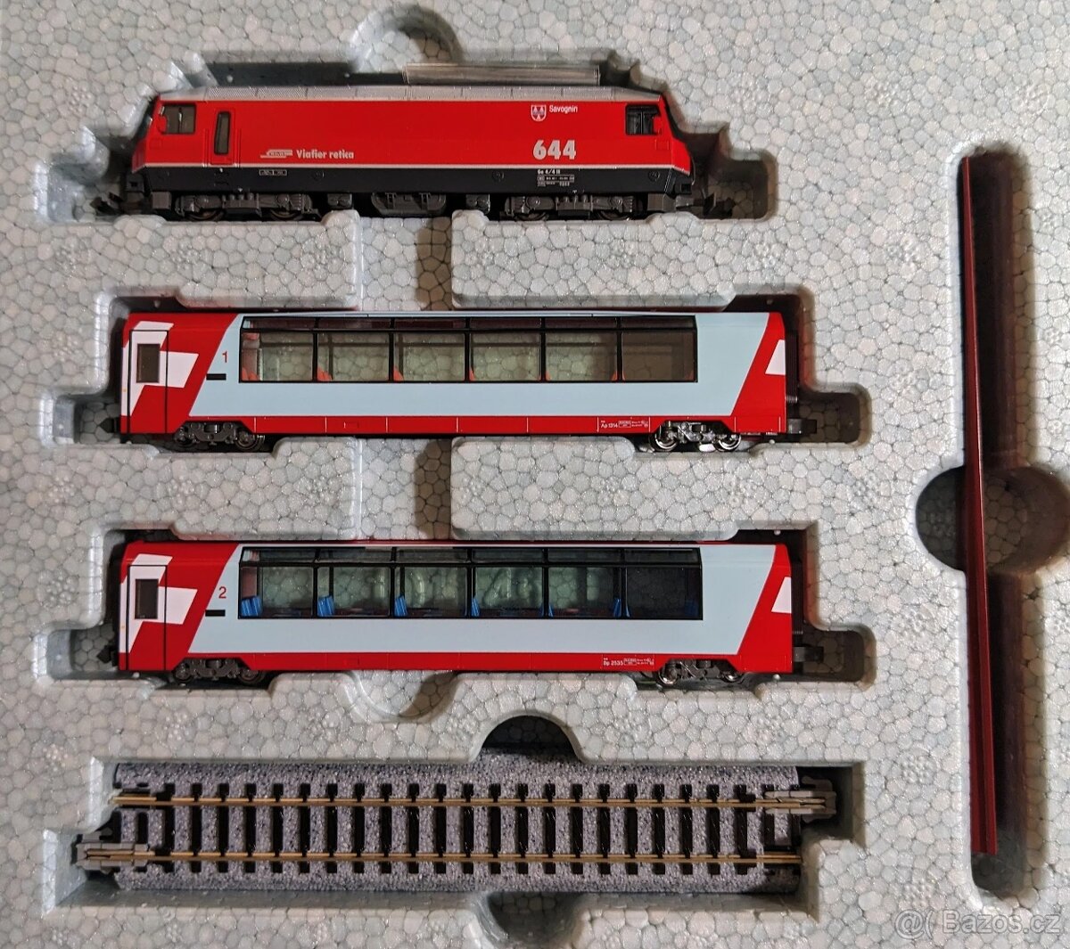 Kompletní sada vláčku Kato Glacier Express (měř.N) - 3