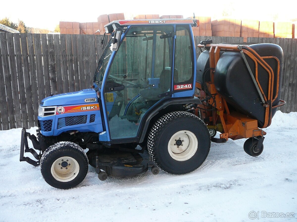 Malotraktor ISEKI 3240 se sekačkou - 3