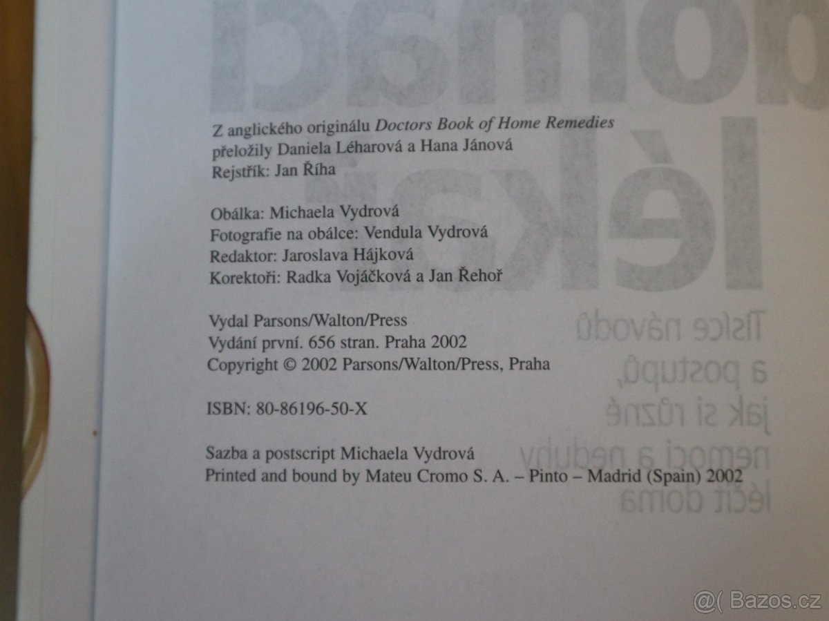 Kniha Domácí lékař - 3