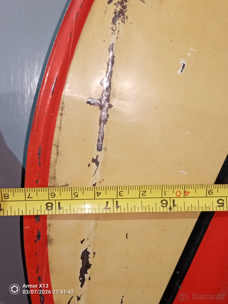 originál stará cedule AC svíčky - 3