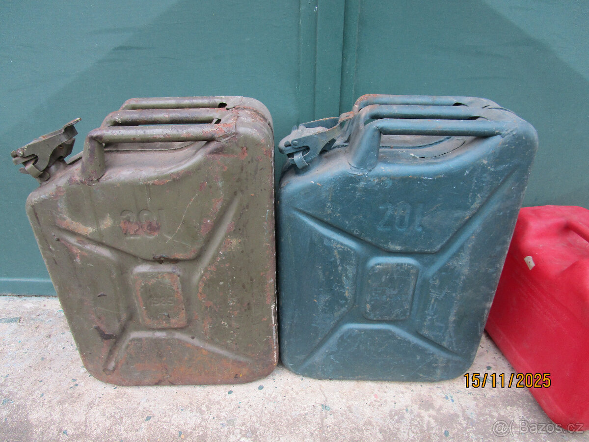Plechovy kanystr 20l - 3