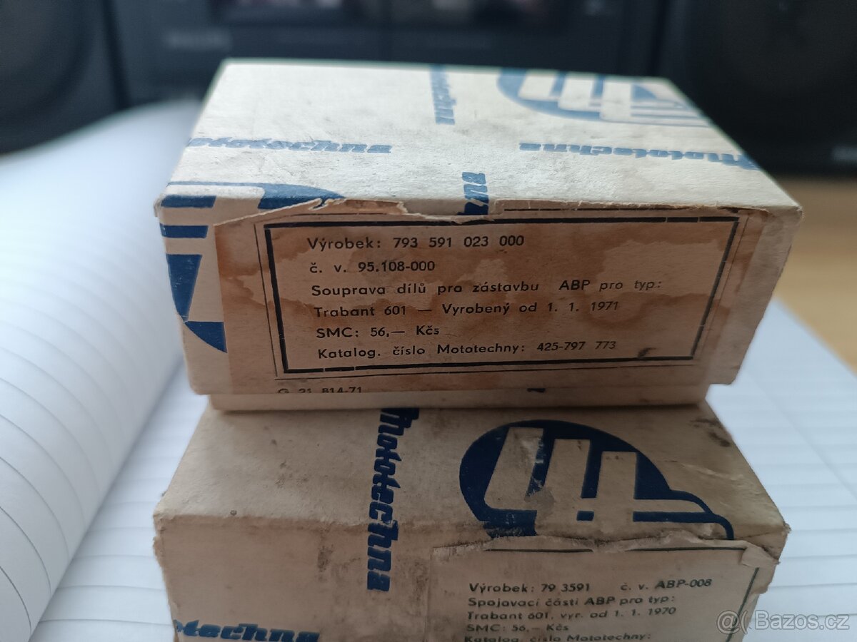 Mototechna krabičky na Trabant 601 díly. - 3