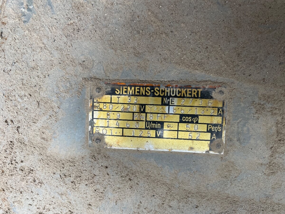 Stabilní elektromotor Siemens - 3