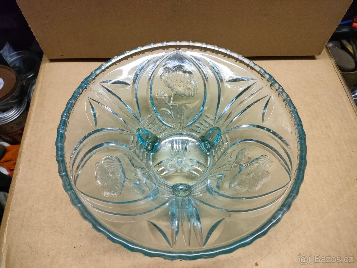 Skleněná mísa 21,5cm. - 3
