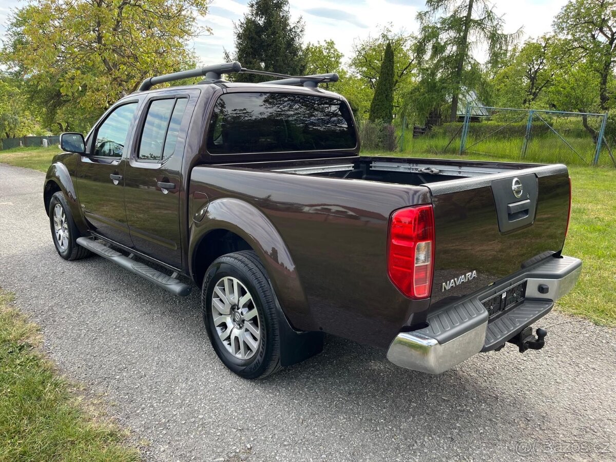 Nissan Navara D40 3,0DCI V6 170kw DOUBLECAB AUTOMAT KŮŽE 4X4