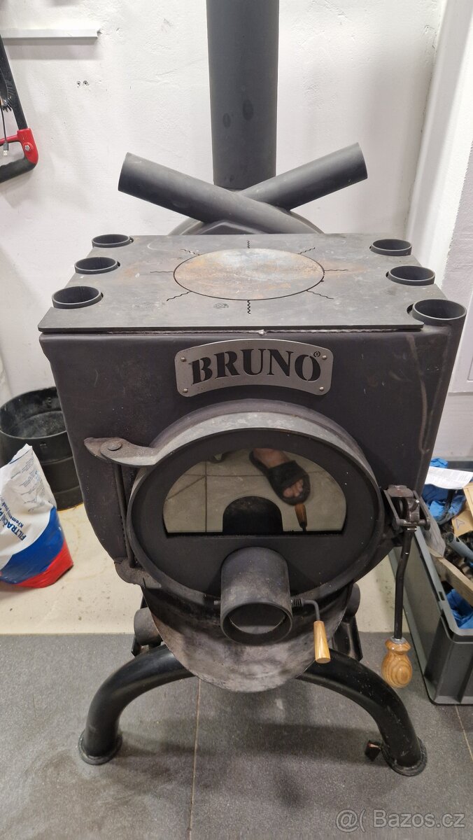 Teplovzdušné kamna Bruno s varnou deskou - 3
