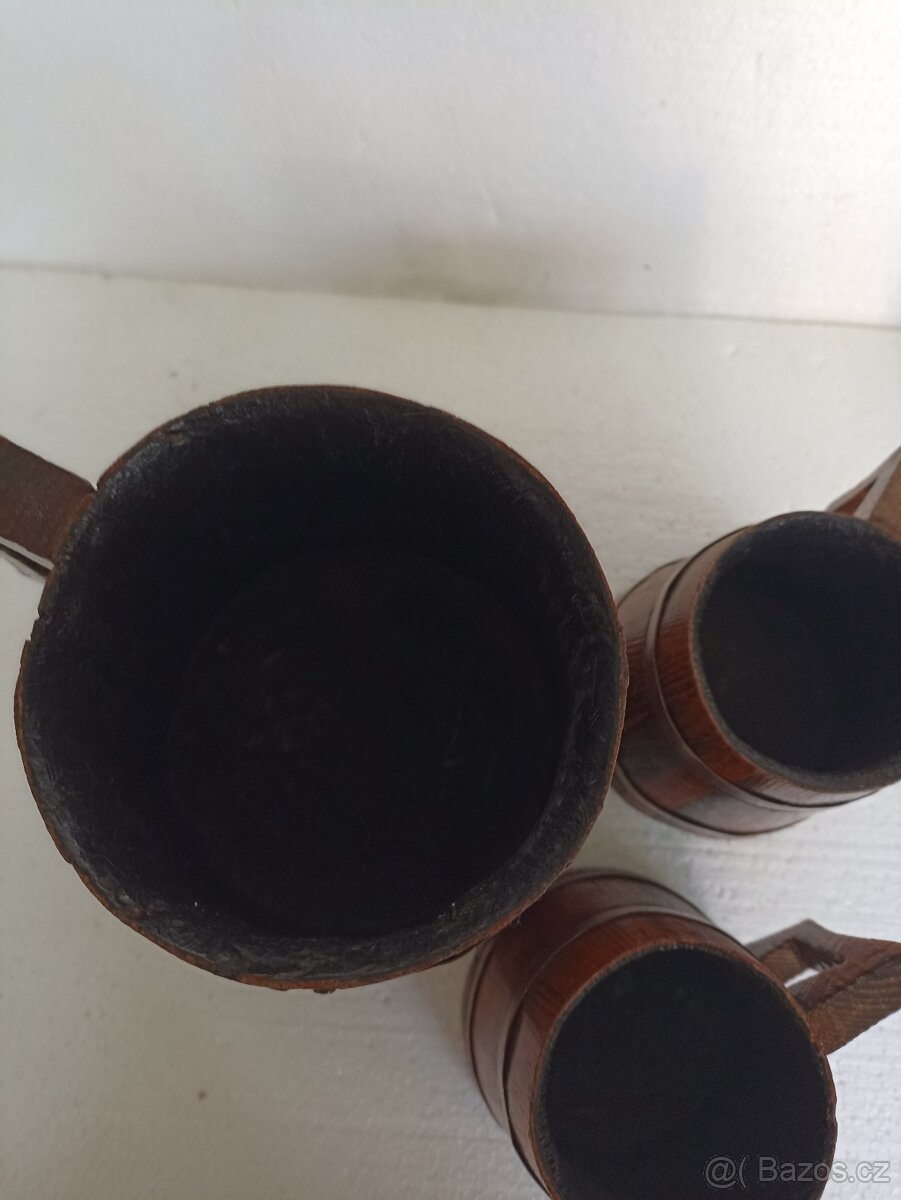 Pivní souprava z přírodního dřeva - 3