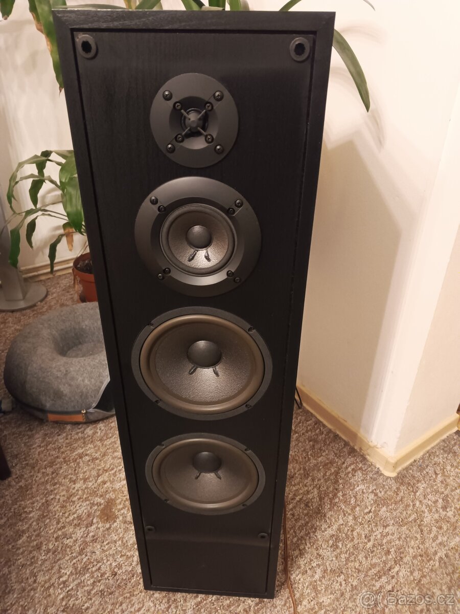 Sloupové reproduktory Altec lansing 8 ohmů 200W pěkný stav - 3