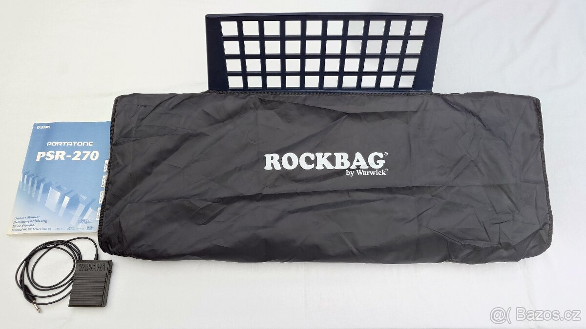 klávesy YAMAHA PSR-270 - komplet, kryt navíc - 3