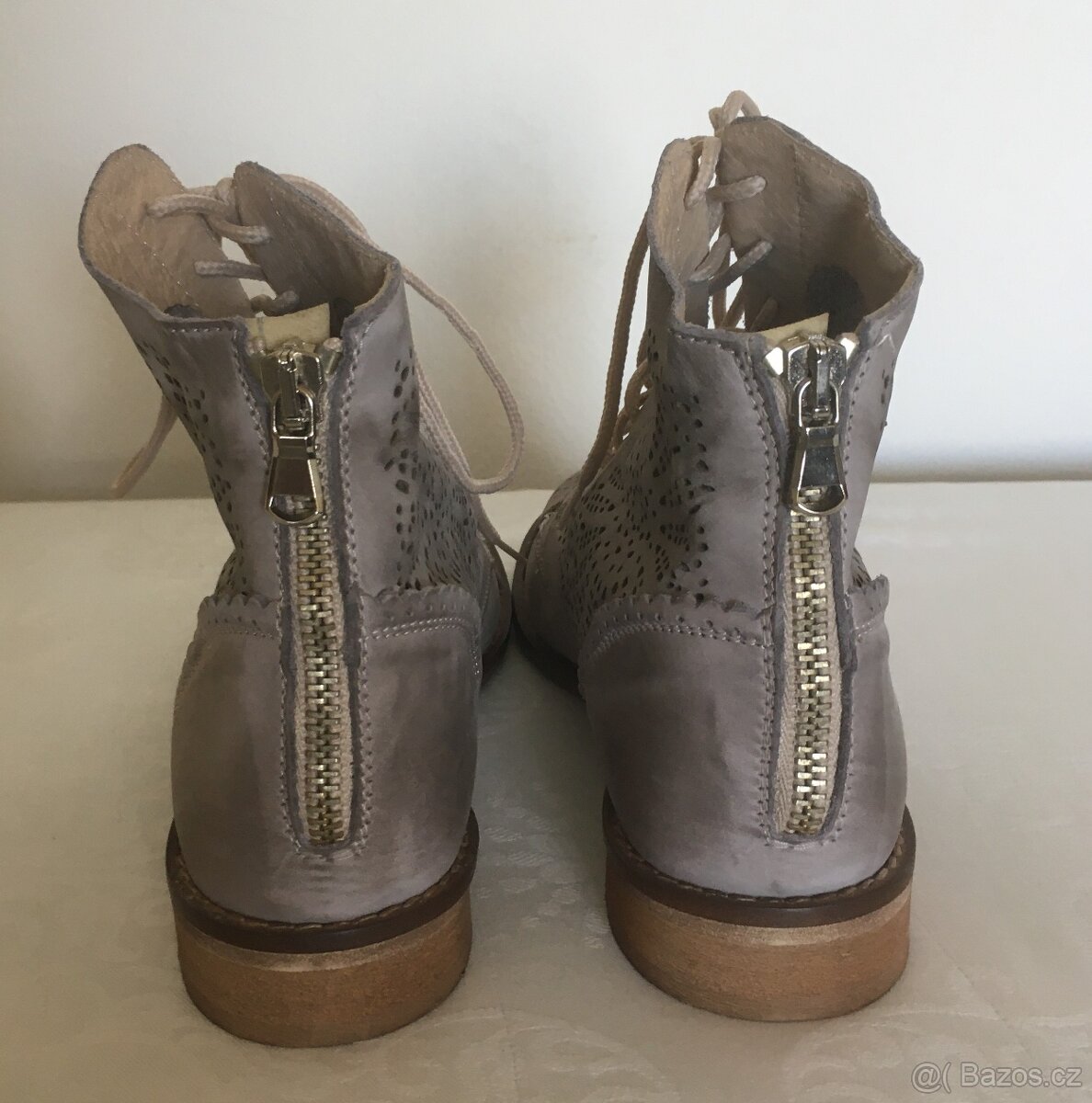 Nové kožené kotníkové boty - 3