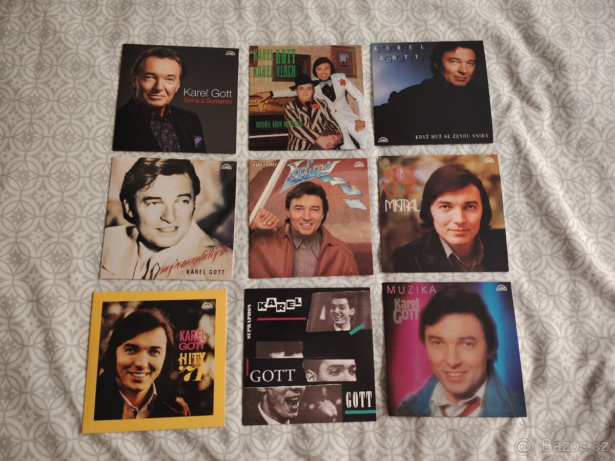 Karel Gott CD alba ve vinyl obalech - 3