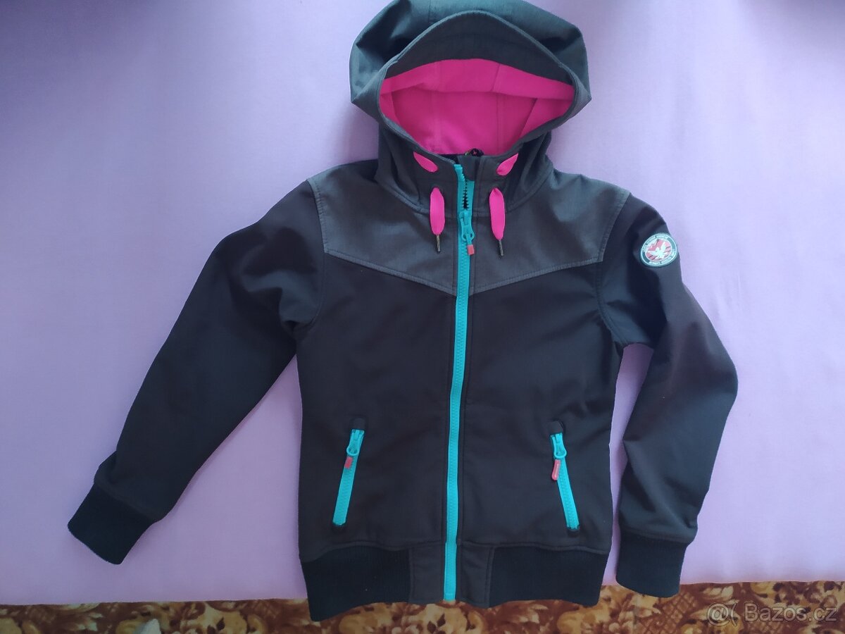 Softschellová bunda na 8-9 let - 3