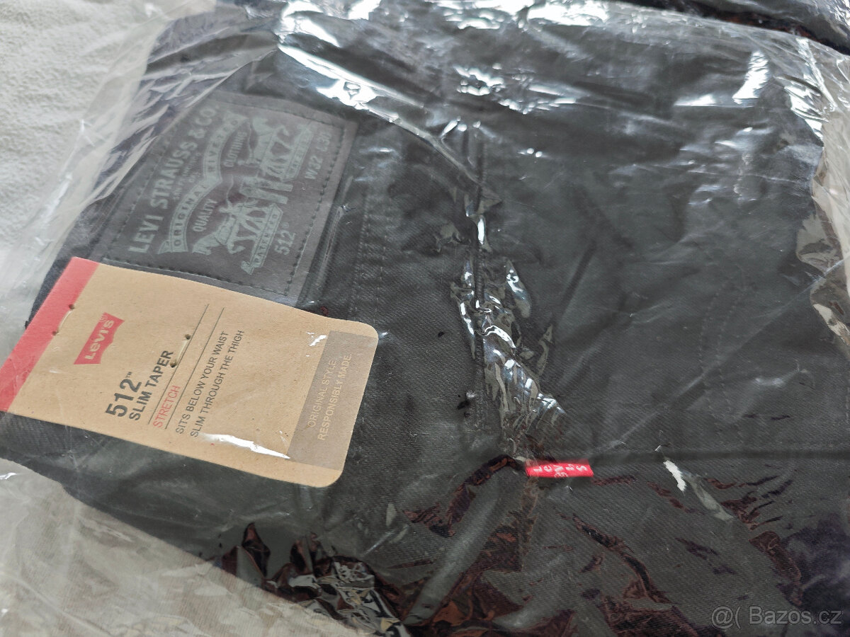 2x nové džíny Levi's 512 W32/L30 - 3