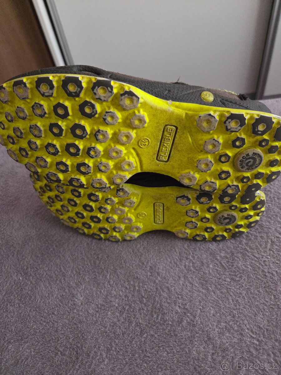 Kožené, outdoorové boty vel. 34 - 3