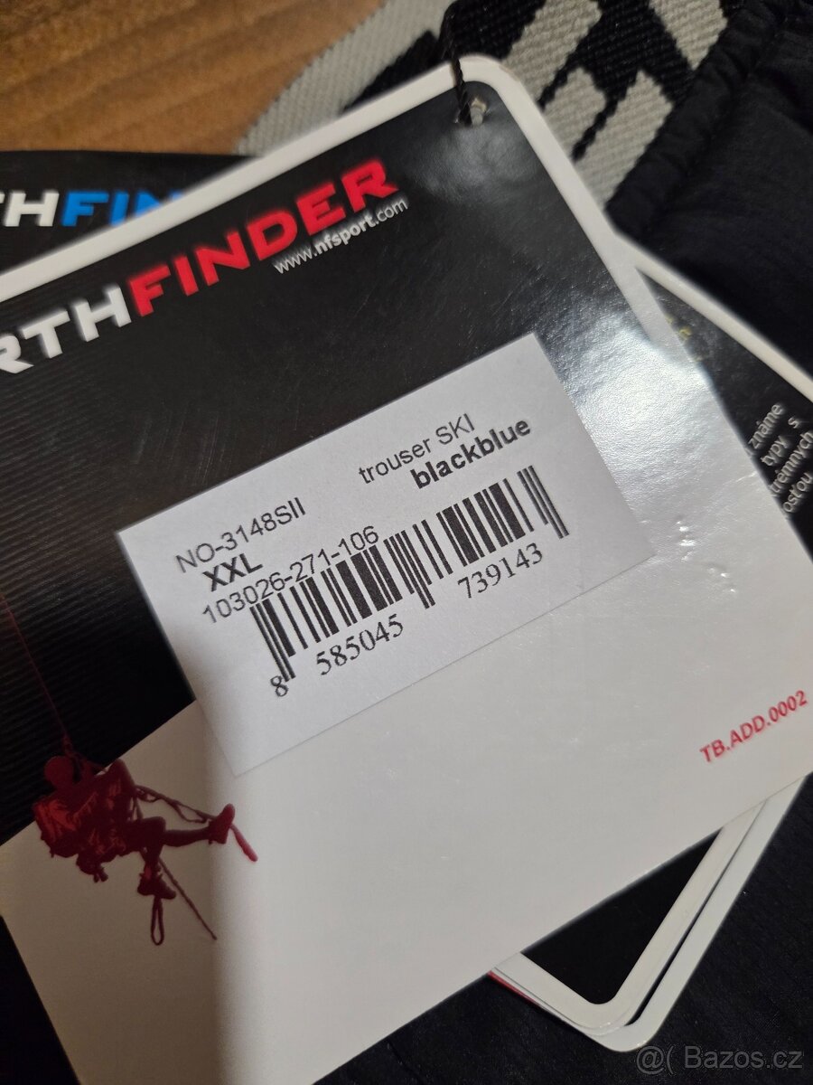 Zateplené lyžařské kraťasy Northfinder, vel. XXL - 3