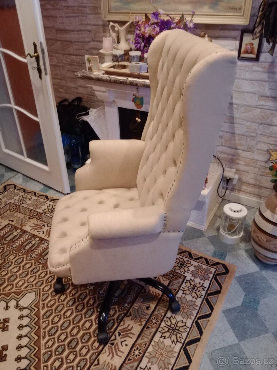 Kancelářské křeslo chestrfield - 3