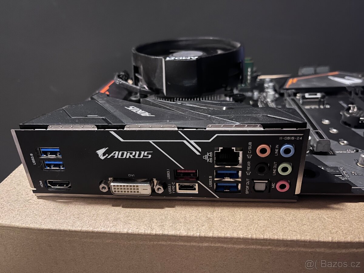 AMD Ryzen 5 3500X + deska Aorus B450 Pro - 3