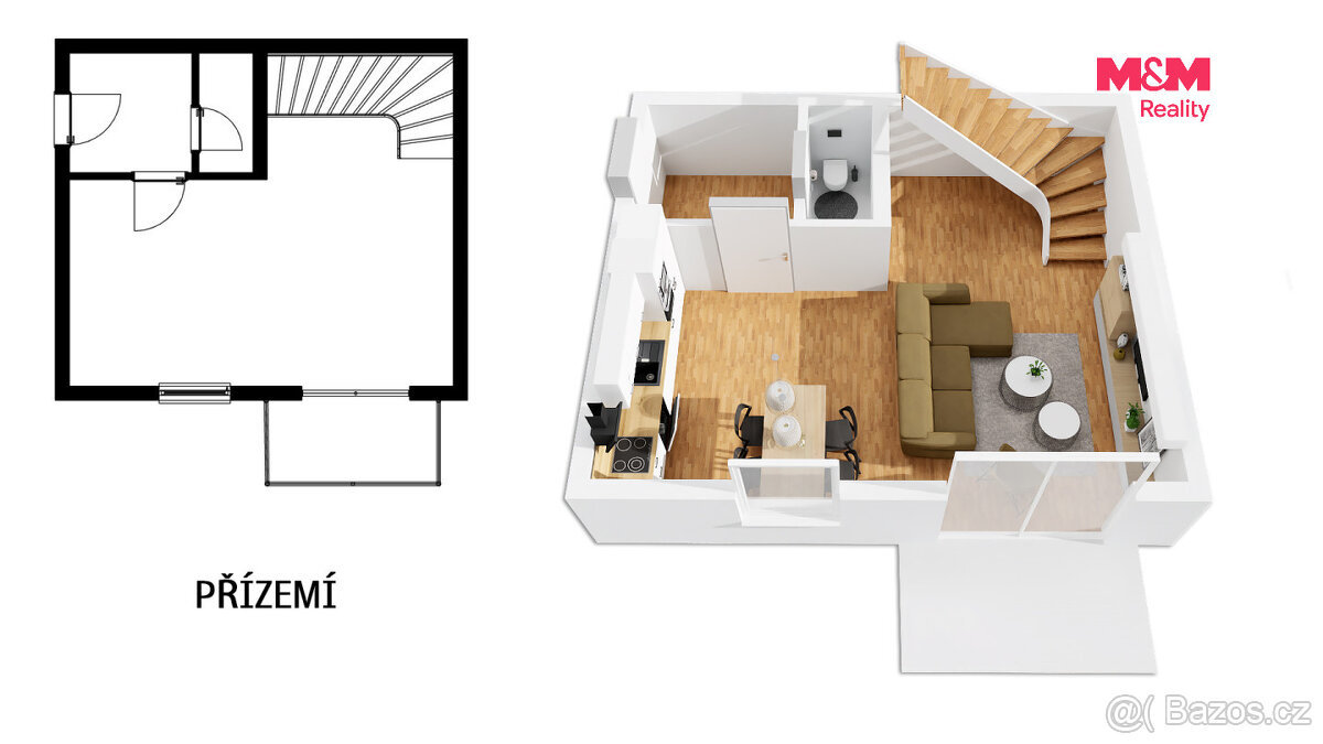 Prodej bytu 3+kk, 84 m², Klínec - 3