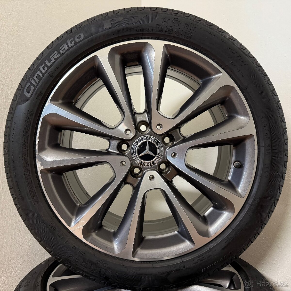 DVOUROZMĚRNÁ MERCEDES E W213 5x112 R18+LETNÍ PNEU - 3