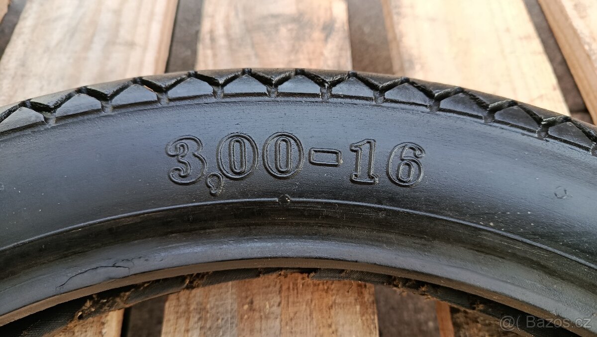 Barum 3,00-16 zmije S14 Made in CZECHOSLOVAKIA - 3