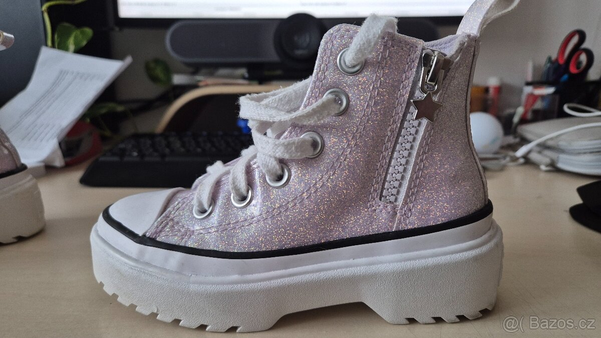 Prodám dívčí kotníkové boty CONVERSE ALL STAR, vel. 28 - 3