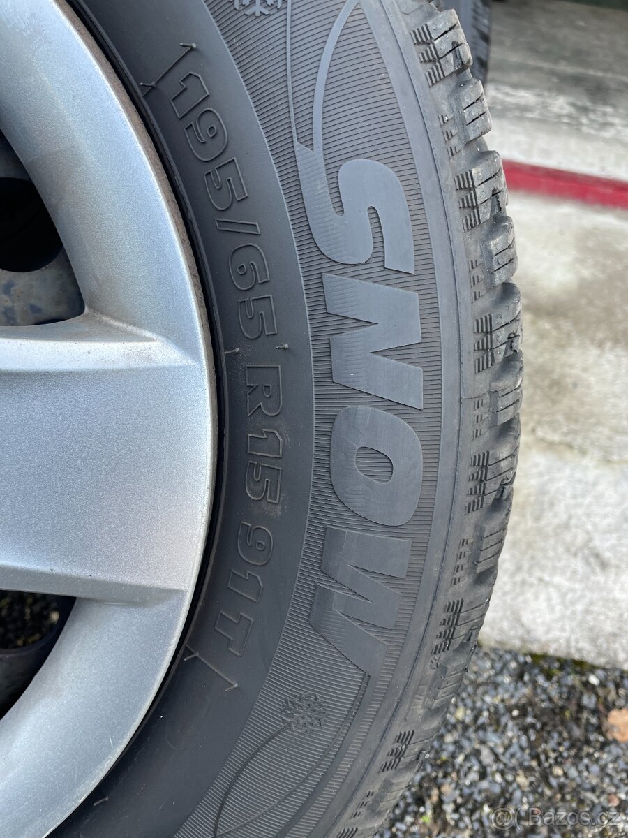 Zimní sada kol - 195/65 R15 Sebring - 5x112 - Škoda - 3