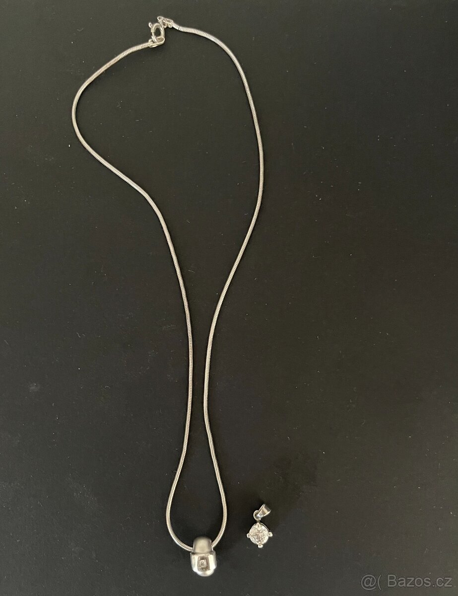 Řetízek s přívěsky zn.Allure a Preciosa - 3