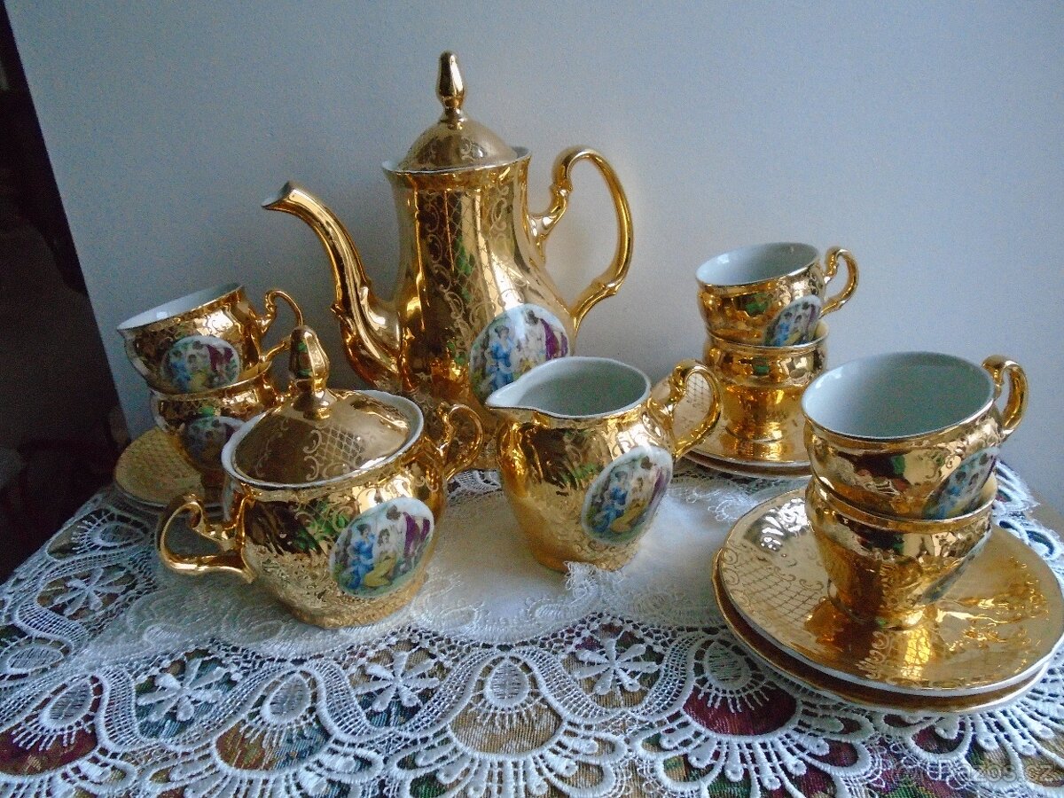 Kávová čajová souprava - likvidace. - 3