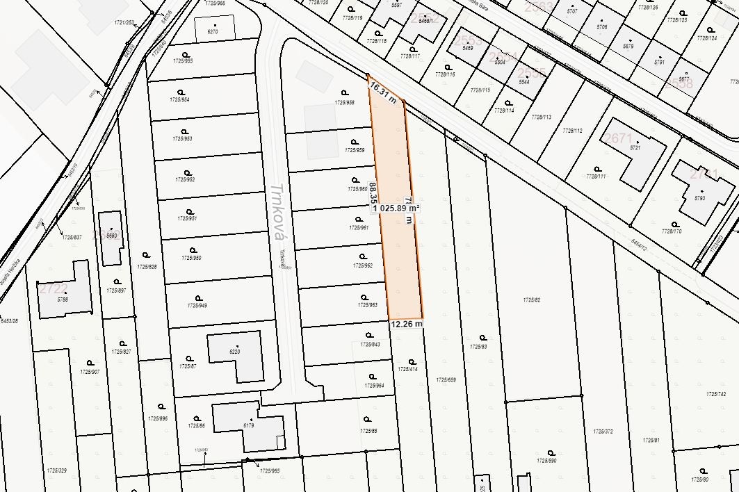 Stavební pozemek Uherský Brod - 3