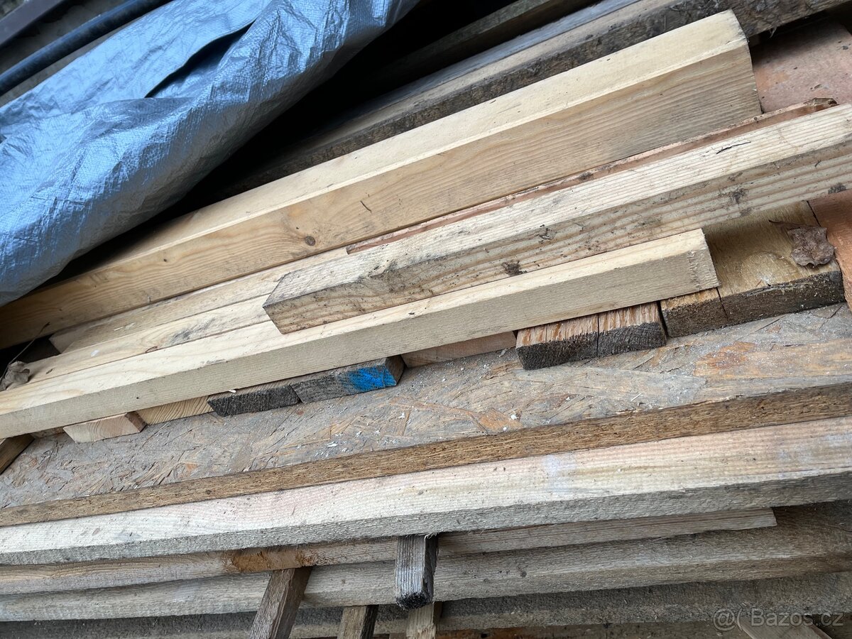 Netříděná prkna cca 20-30 m2 - 3