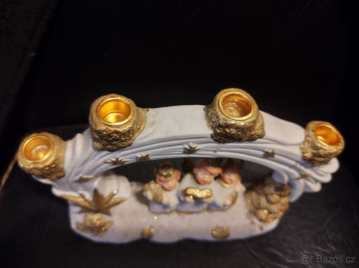 Vánoční svícen 15/20 cm - 3