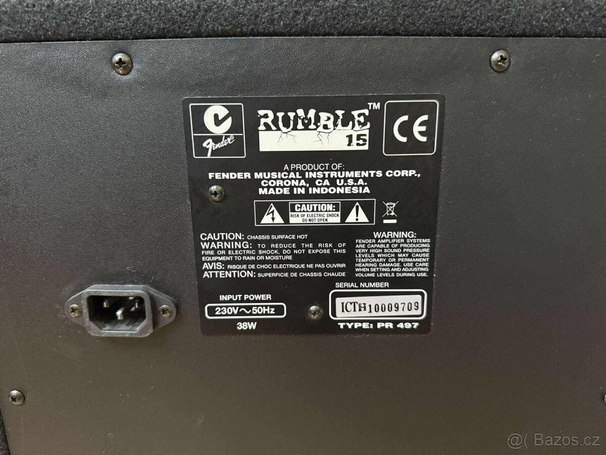 BASOVÉ KOMBO FENDER 15 - 3