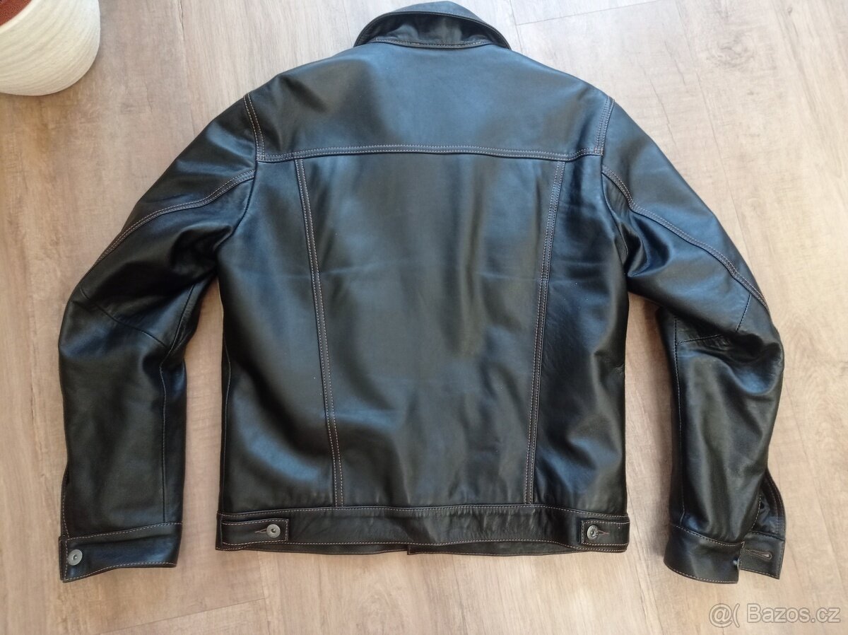 Kožená bunda z jehnětiny - M - jako nová - 3