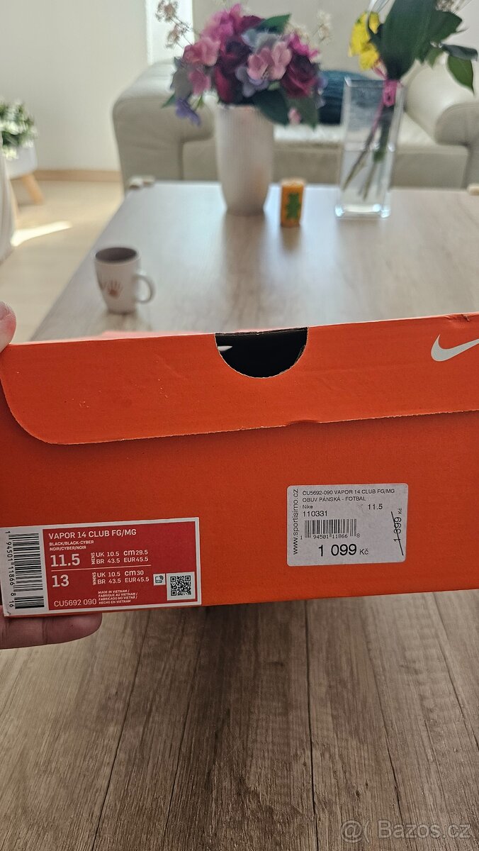 Fotbalové kopačky Nike Vapor 14 vel.eur 45,5 - 3