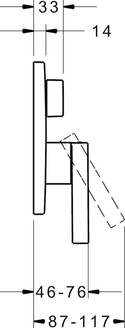 HANSA LOFT baterie pod omítku pro 2 spotřebiče - 3