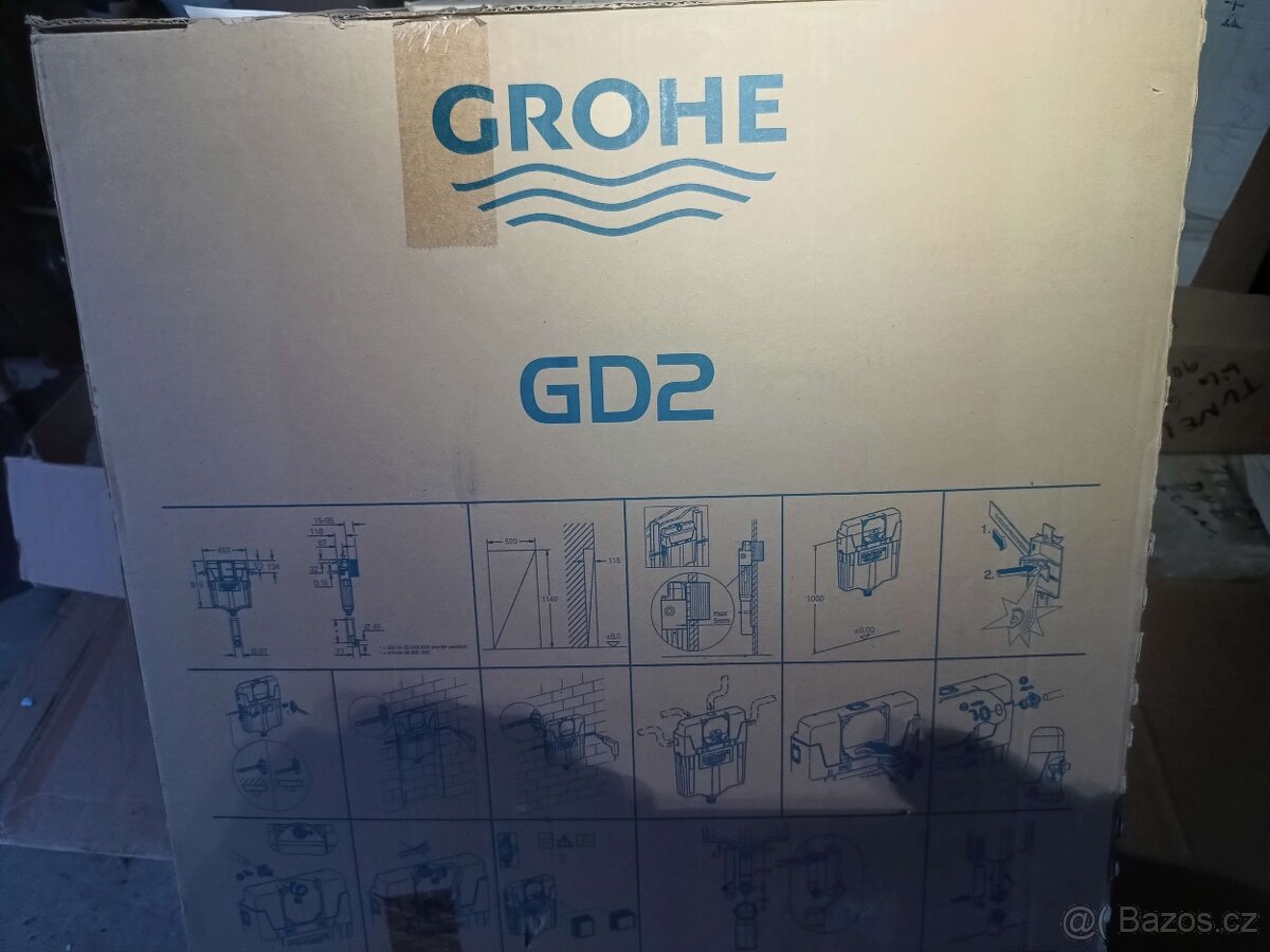 Podomítkový WC systém / modul GROHE GD2 - do zdi - 3
