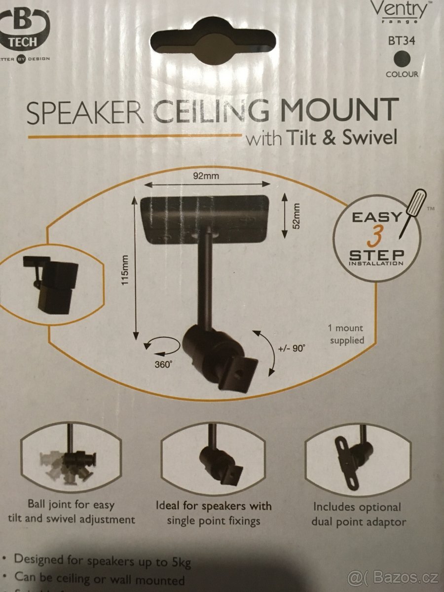 Držák repro B-Tech BT34 - 3