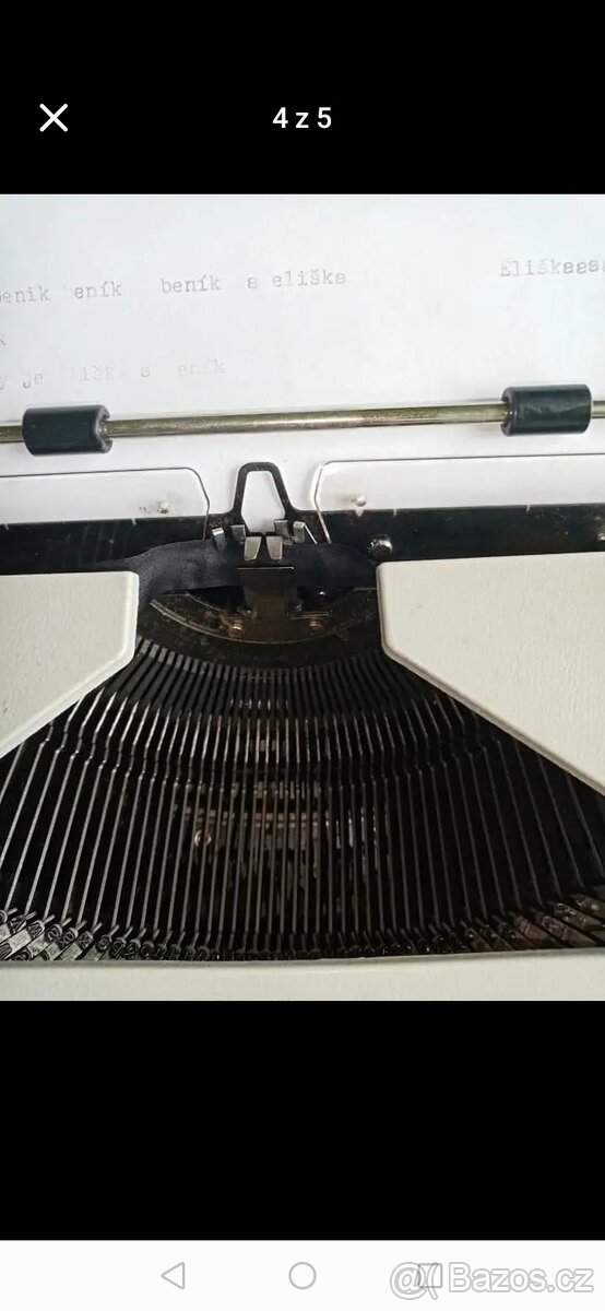 Psací stroj kufrikovy - 3