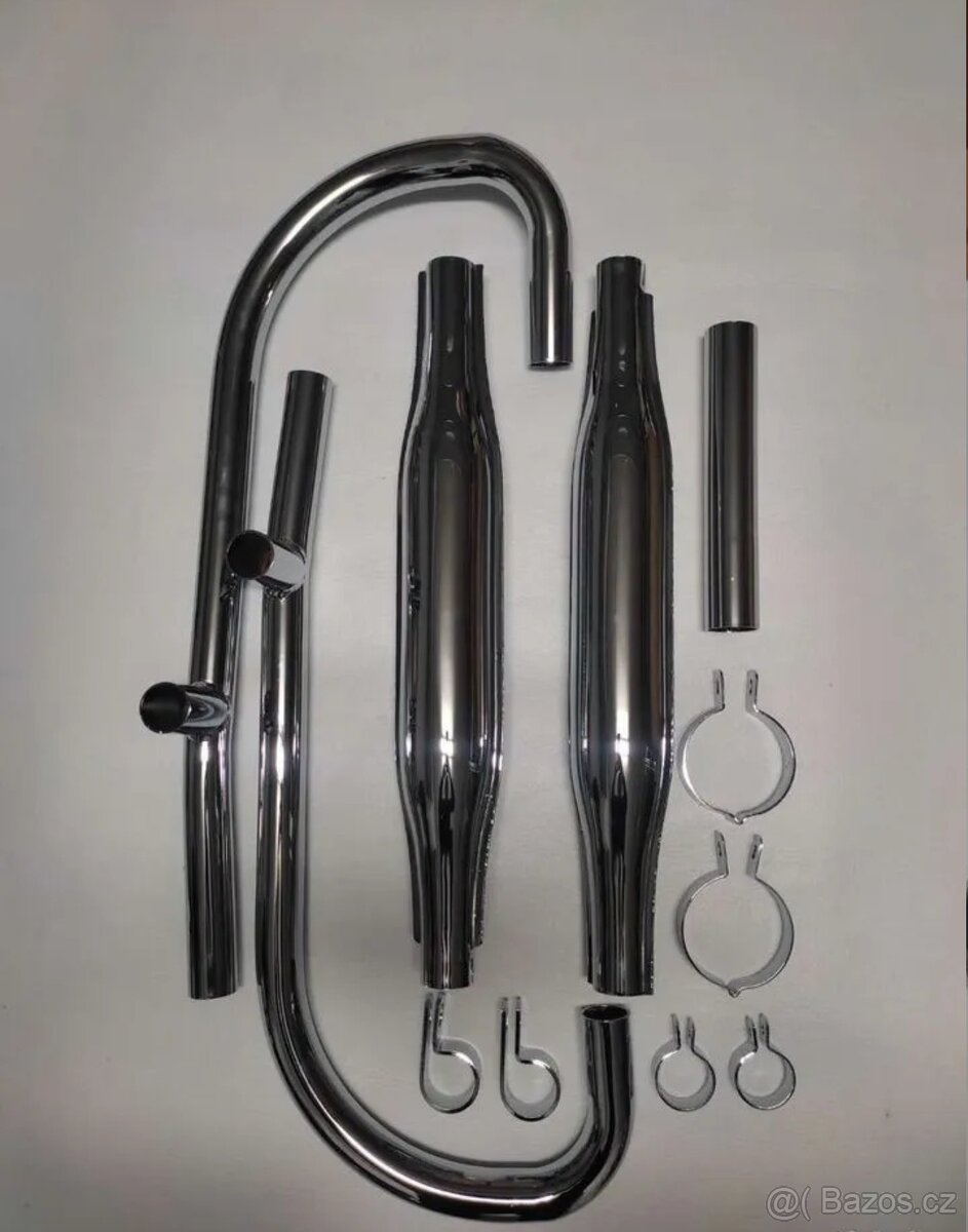 Výfuky kolena objímky rybiny doutníky K750 M72 M67 Dneper Ur - 3