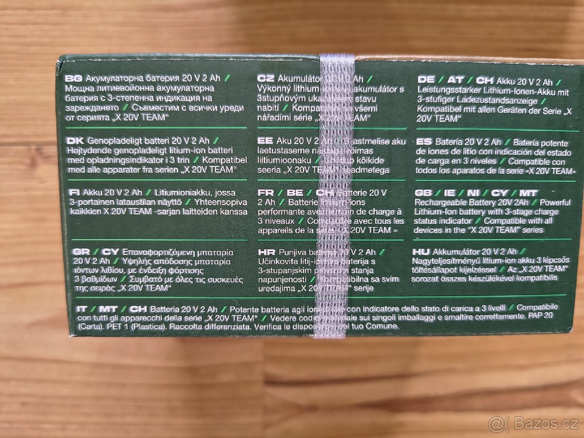 Parkside nabíječka + baterie 2Ah - 3