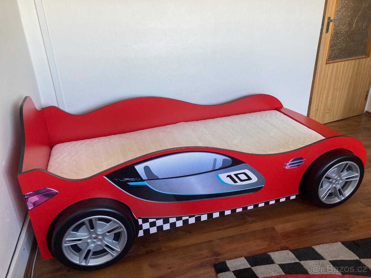 Dětská postel autíčko F1 - 3