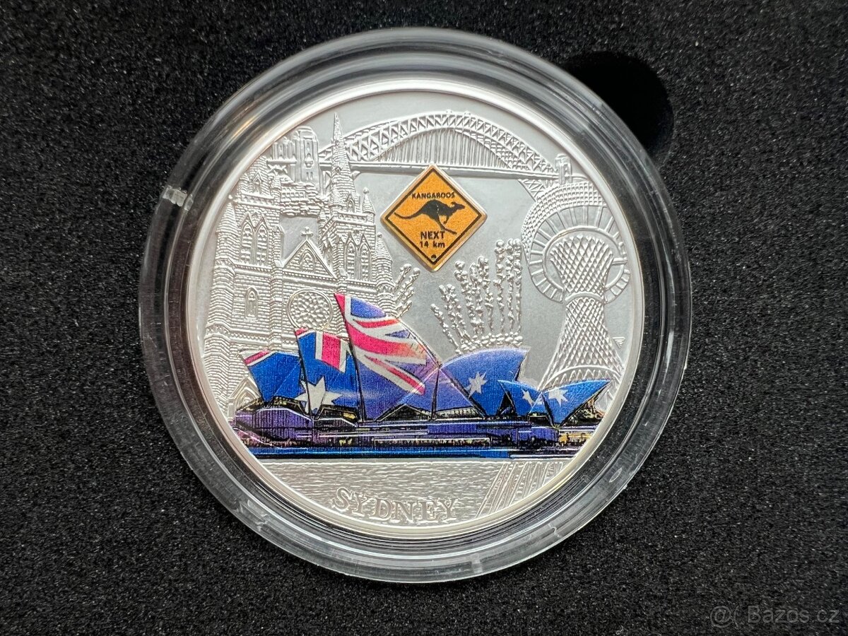 Stříbrná mince Cesta kolem světa - Sydney stand - 3
