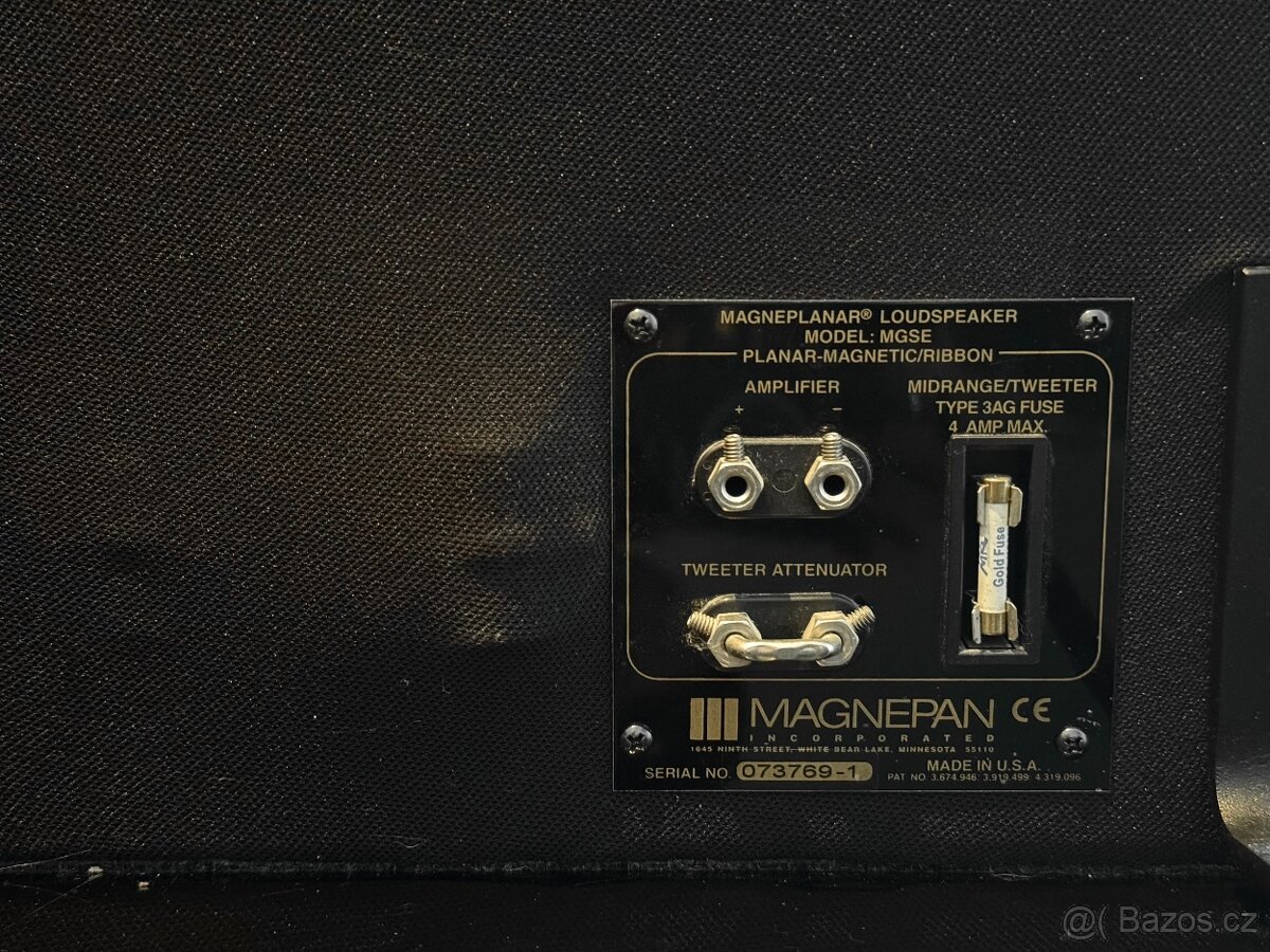 Magnepan MGSE - Magnetoplanární repro - 3