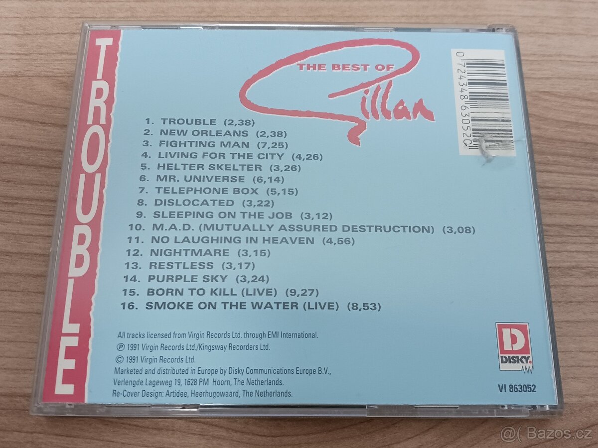GILLAN - Trouble - The Best Of - 3