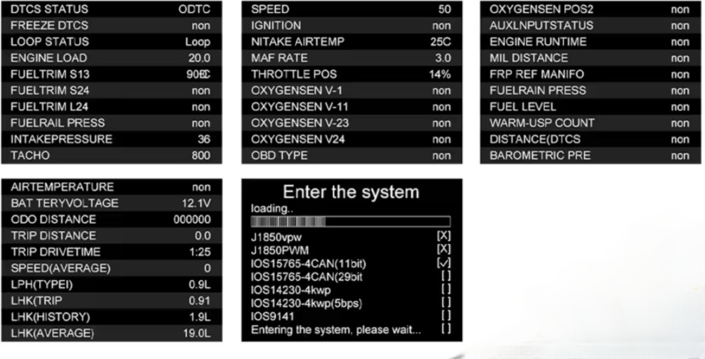 Přídavný budík BMW e87/OBD2/ - 3