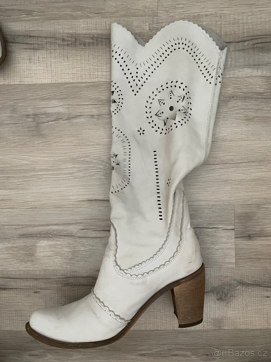 Kožené kozačky koně - 3