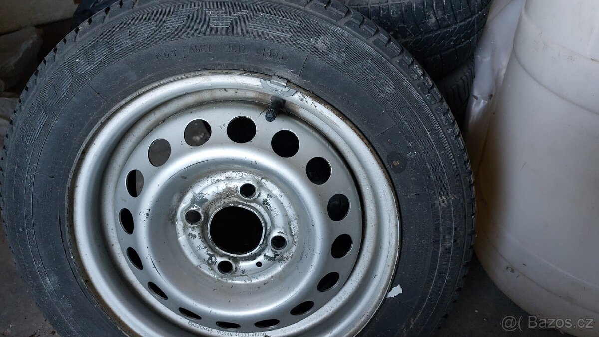 Originální ocelové disky Nissan (155/70R13) - 3