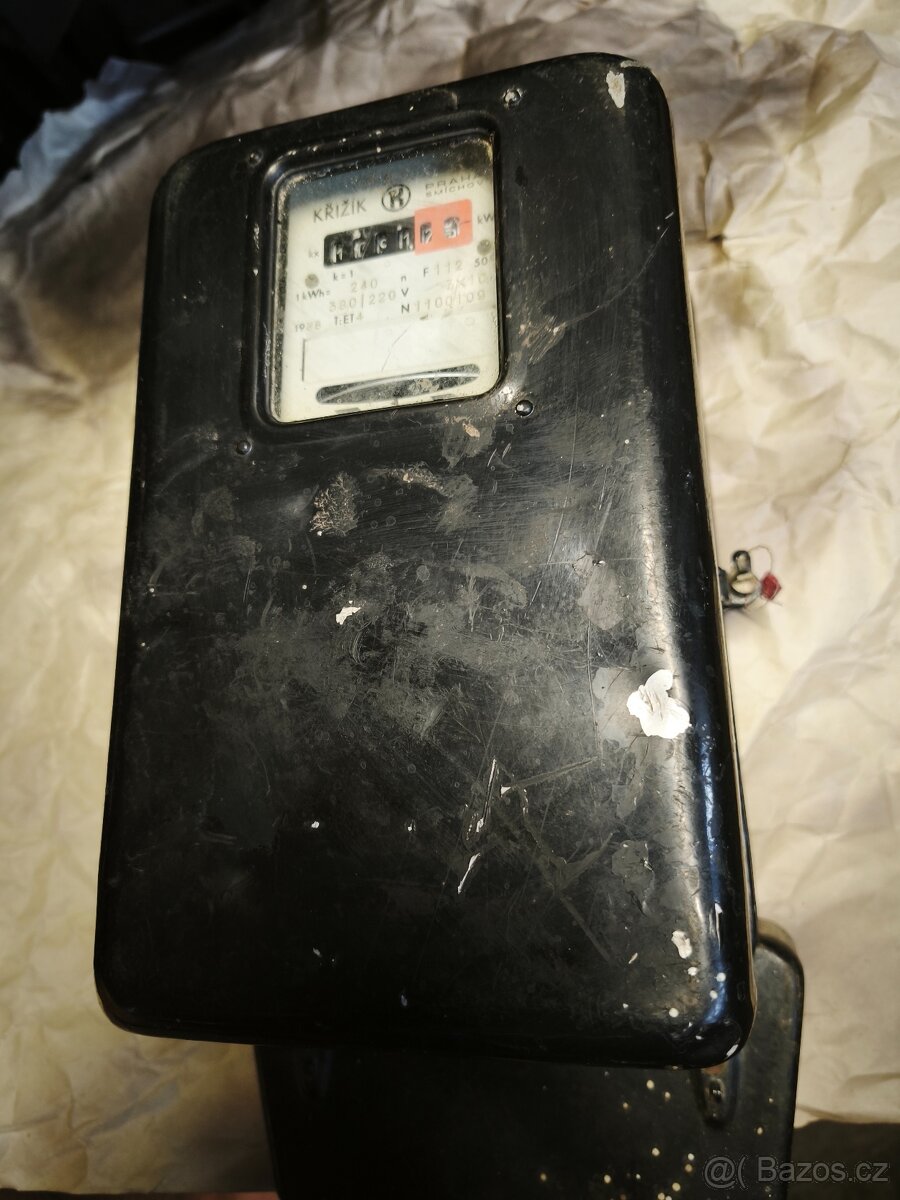 Sazbový spínač a mechanický elektroměr - 3